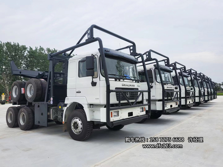 陕汽原木运输车-430马力木材运输车