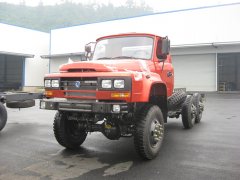 WS3250F尖头6X6六驱越野自卸车，长头六驱越野自卸车底盘价格