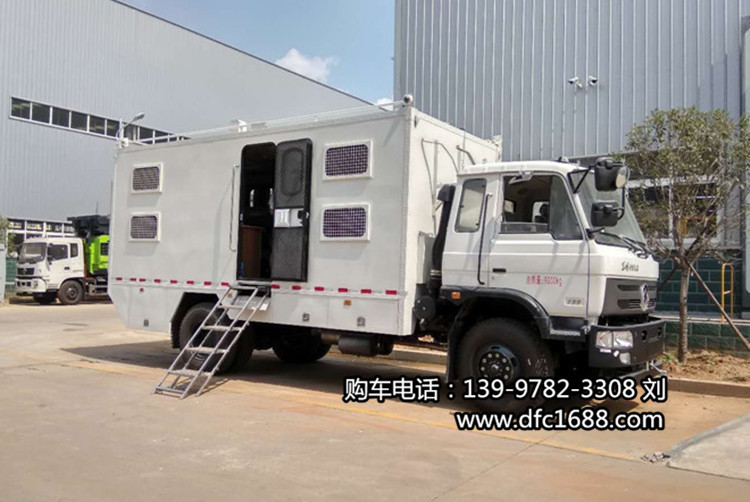 东风四驱越野房车-东风四驱宿营车后勤住宿汽车-4x4越野房车